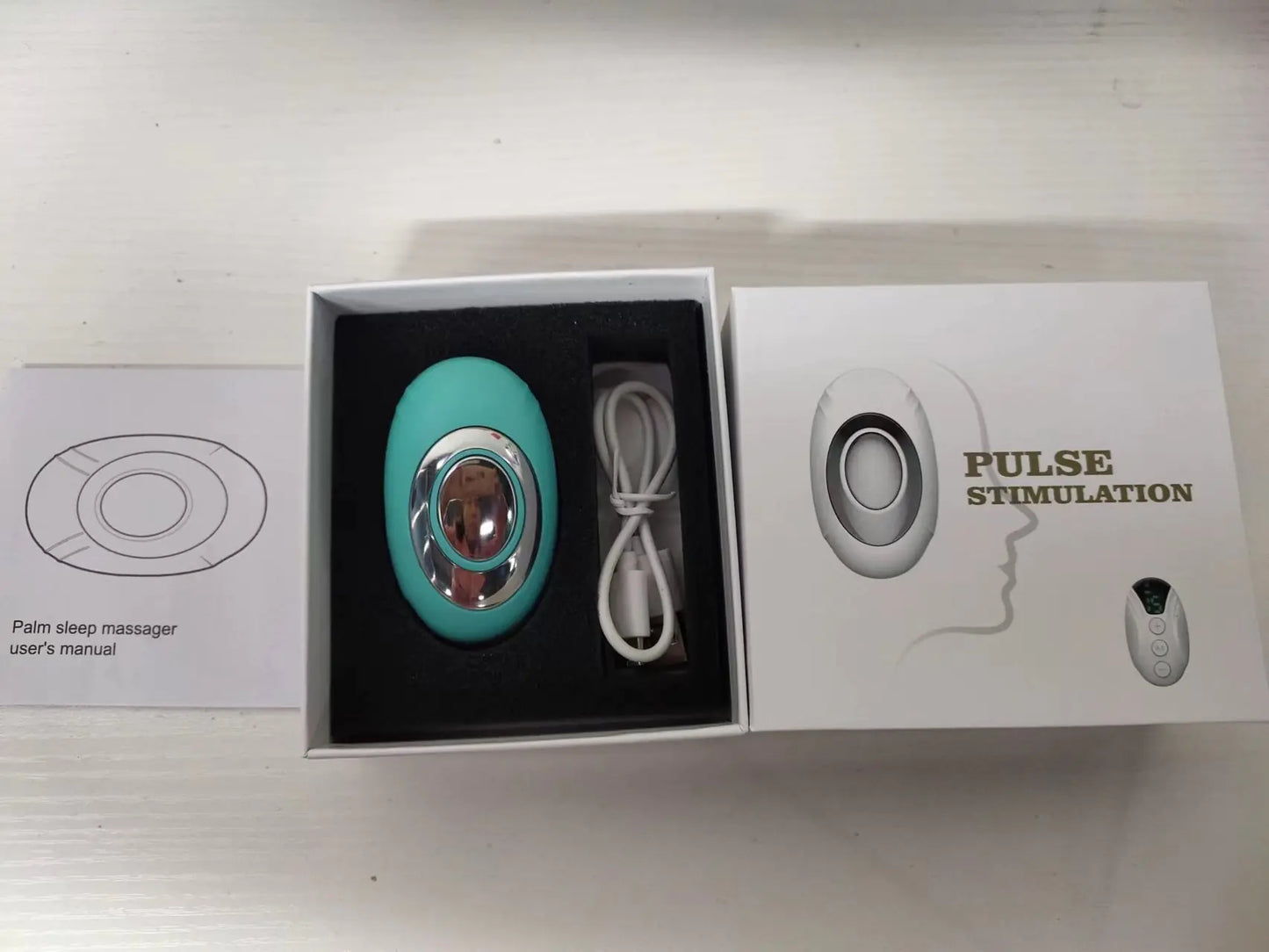 Smart Sleep Device with Microcurrent and Massage Function