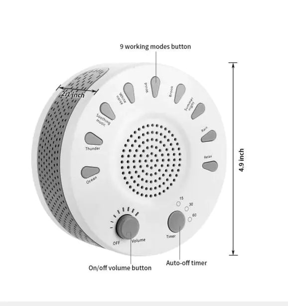 Sleep Aid Machine with Relaxing Music for Insomnia